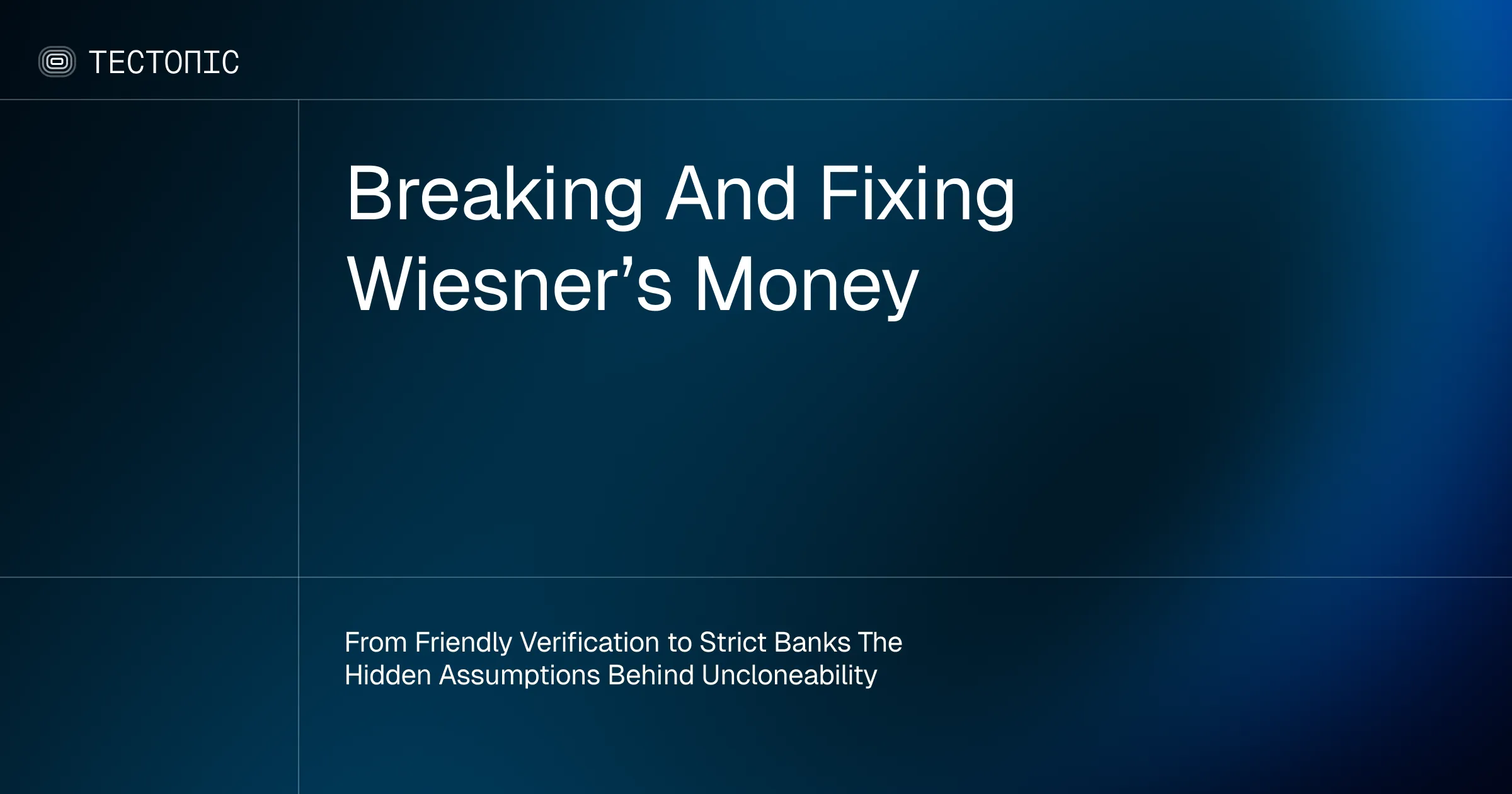Breaking and Fixing Wiesner’s Money